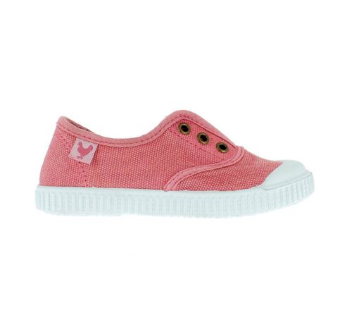 Zapatillas de niña WALK IN PITAS INGLÉS rosa y blanco 8-1