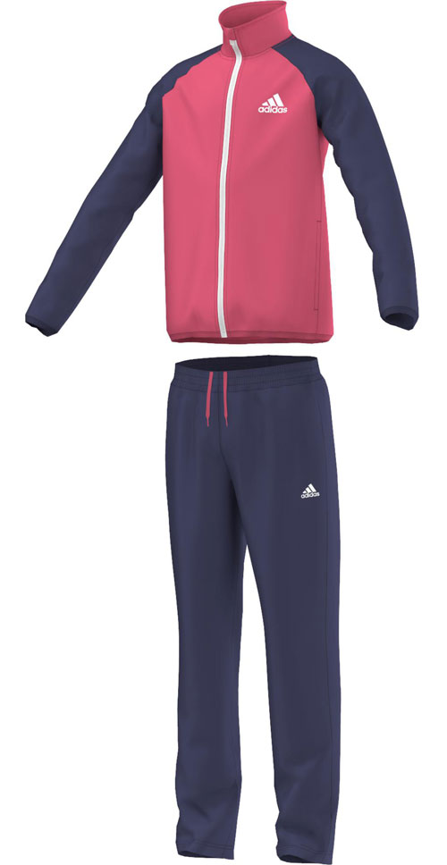 Chandal niña ADIDAS YB TS ENTRY OH rosa y marino AC3236 | Deportes 4c