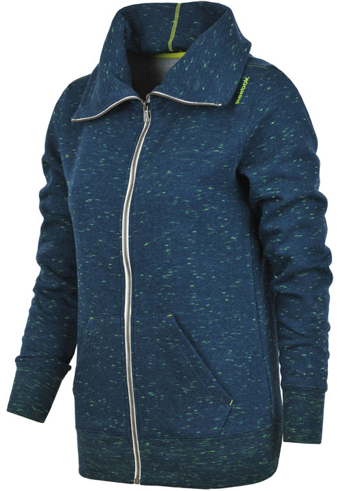 Chaqueta de mujer REEBOK EL NEON SLUB FZ marino AA