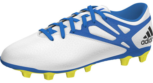 Bota multitaco ADIDAS 15.4 FxG blanco y azul B34340 | Deportes