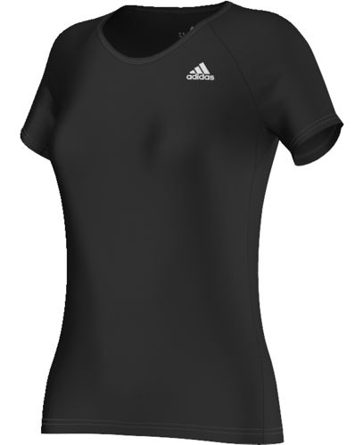Alrededor Desconocido intercambiar Camiseta de mujer ADIDAS BASIC SOLID PERFORMANCE negro AY7830 | Deportes 4c