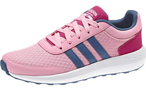 cápsula Lío robo Zapatillas de niña ADIDAS CLOUDFOAM RACE K rosa AW4039 | Deportes 4c