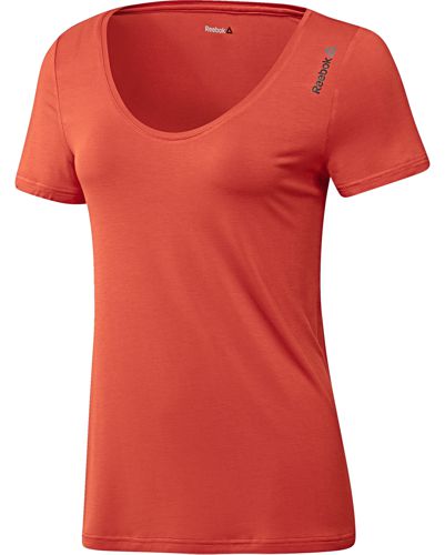 camisetas reebok naranja