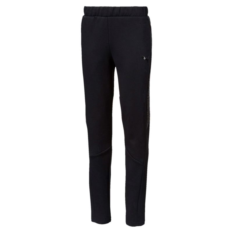 Puma Evostripe Pant Gris / Negro - textil pantalones chandal