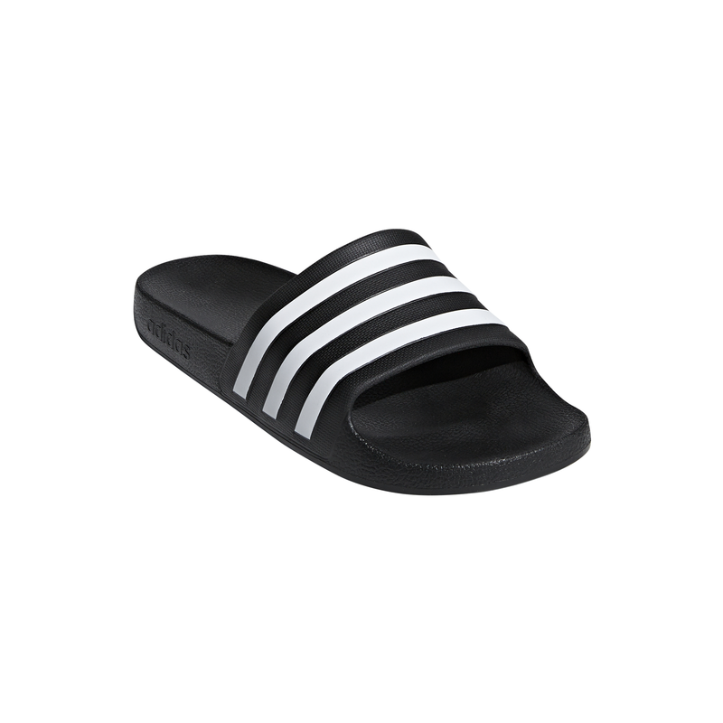 Chancla ADIDAS ADILETTE AQUA negra y blanca F35543