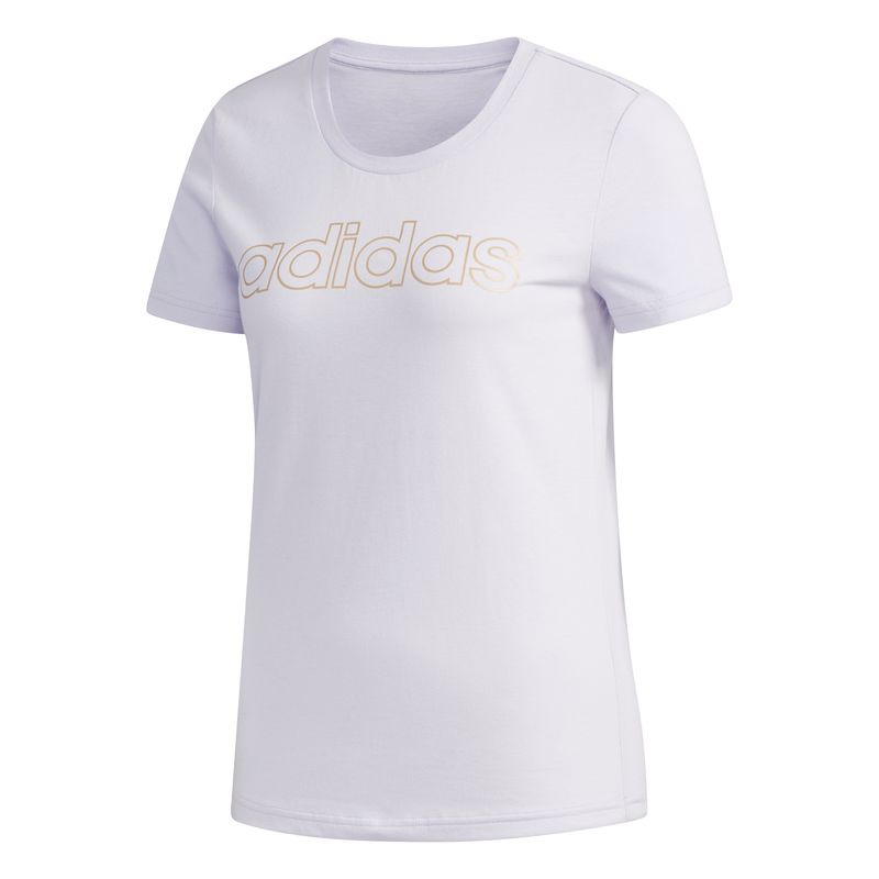 Camiseta de mujer ADIDAS ESSENTIALS BRANDED TEE lila claro FL9290