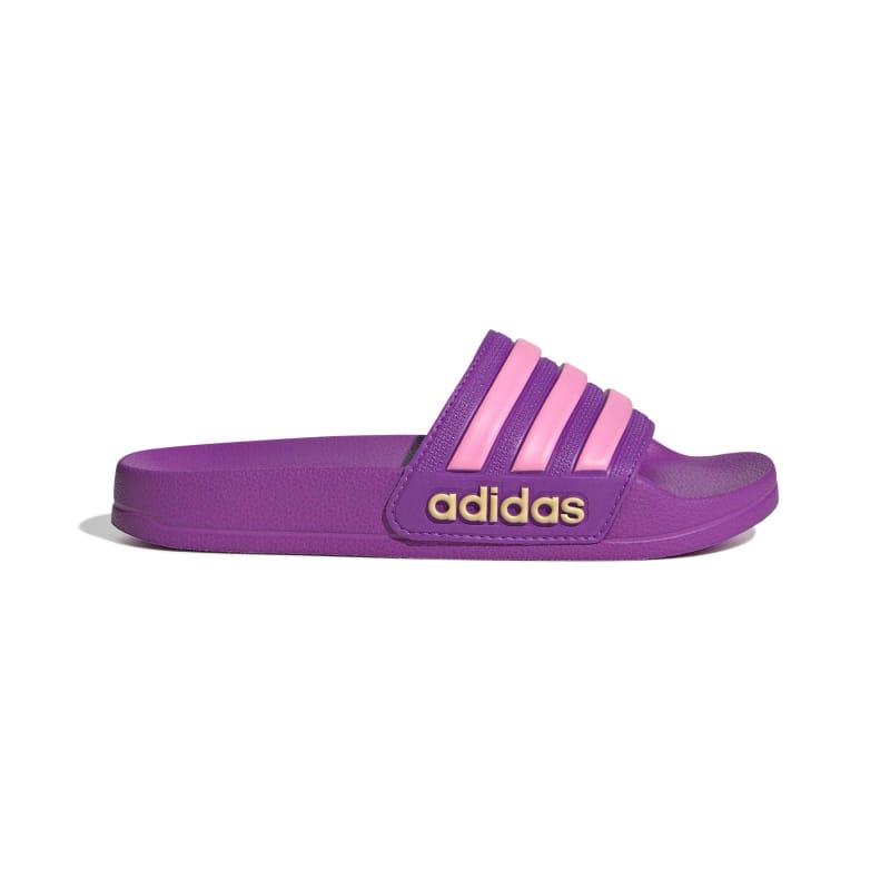 Chancla de niña ADIDAS ADILETTE SHOWER K morado y rosa JS2525