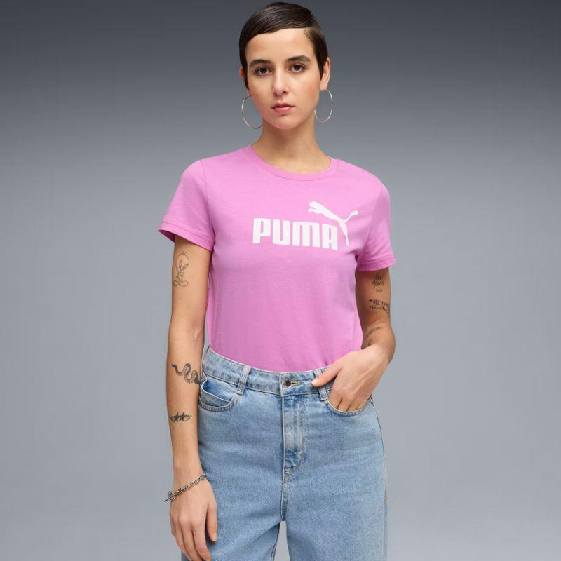 Camiseta manga corta para mujer PUMA ESSENTIALS Nº1 rosa 682371-74