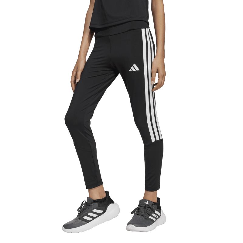 Malla larga de niña ADIDAS TR ESSENTIALS 3S negra y blanca JJ5036