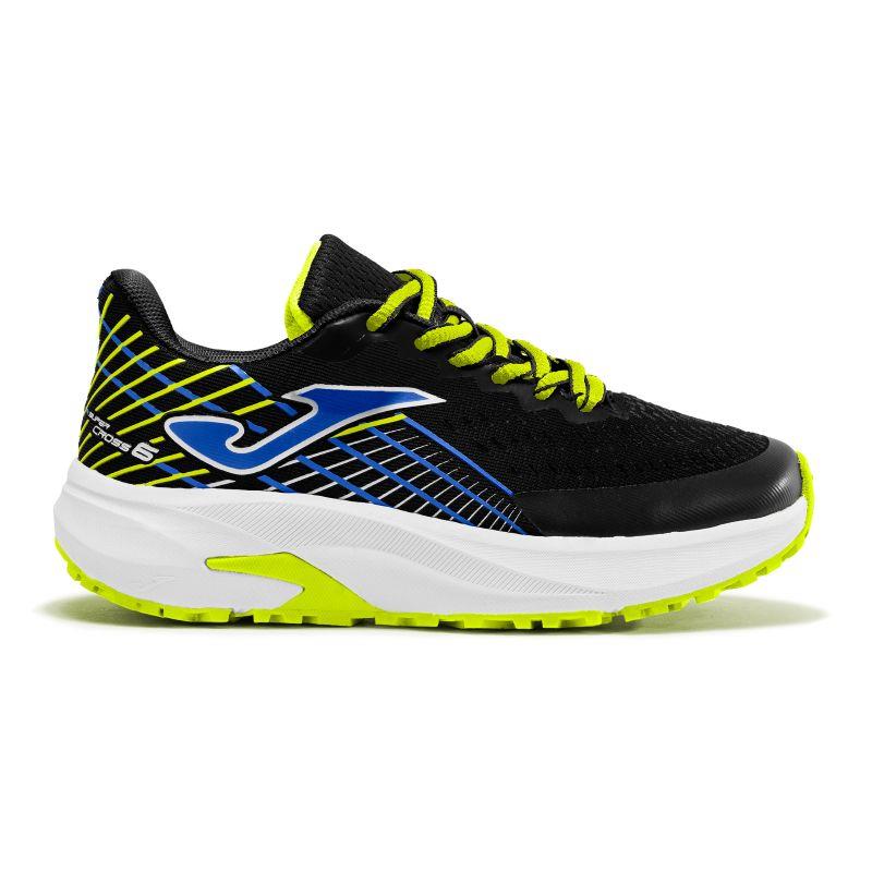Zapatilla running para niño JOMA SUPER CROSS JR negra JCROSW2501