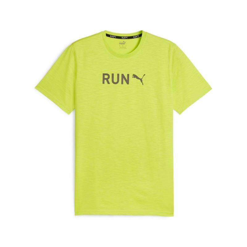 Camiseta running PUMA GRAPHIC TEE RUN verde 524202-39