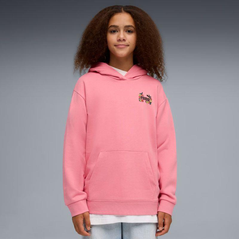 Sudadera con capucha para niña PUMA MID 90s rosa 691731-25