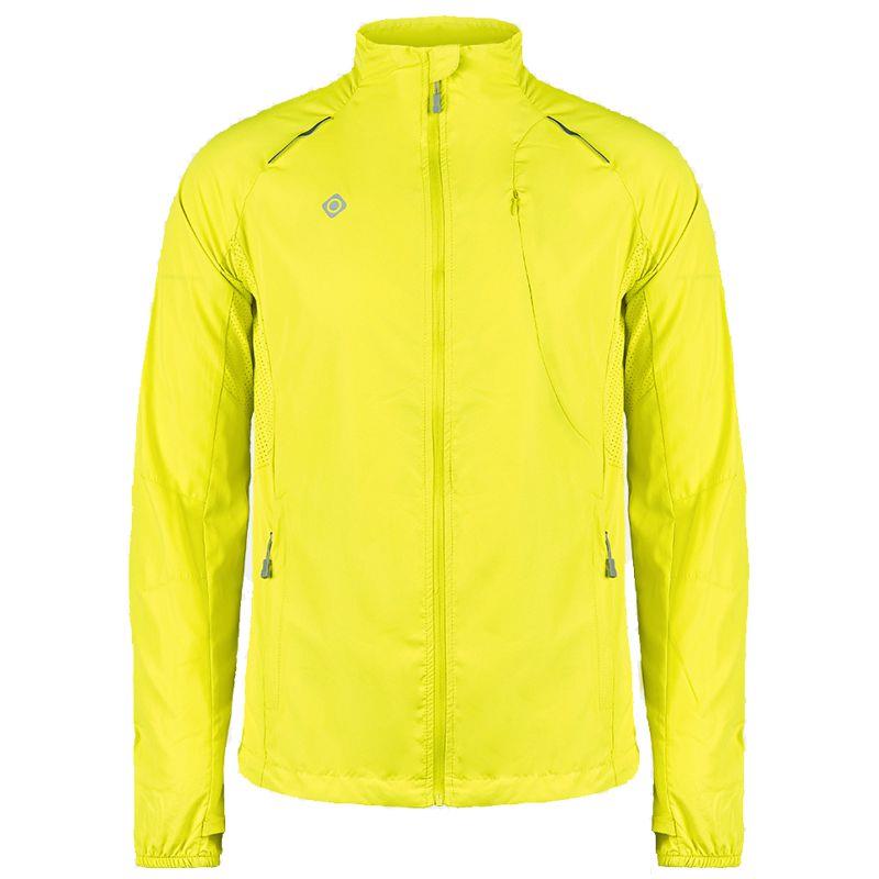 Chaqueta running IZAS BREZEL II verde flúor