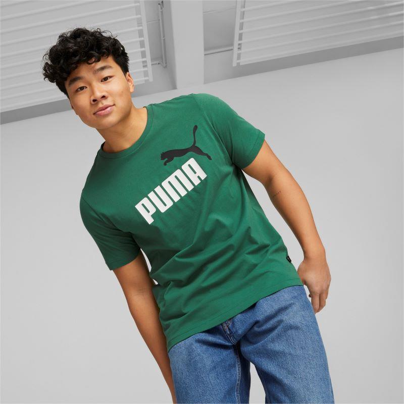 Camiseta manga corta PUMA ESSENTIALS+  2 verde 586759-37