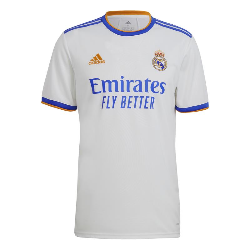 Camiseta 1ª Equipación Real Madrid ADIDAS REAL MADRID 2021/2022 blanca y azul GQ1359