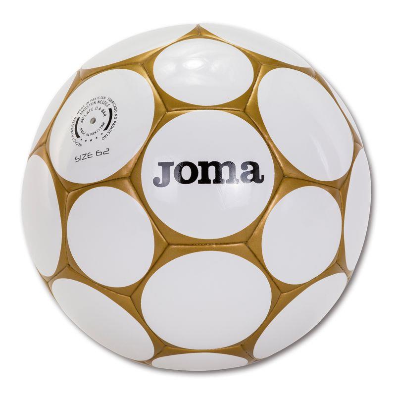 Balón de fútbol sala HYBRID SALA GAME blanco y dorado 400530.200