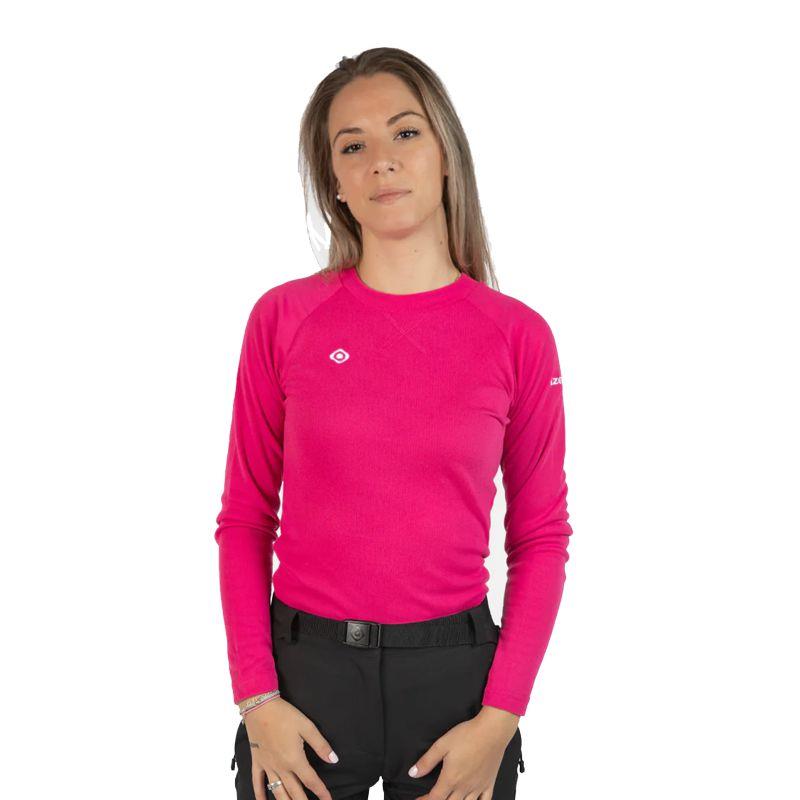 Camiseta térmica para mujer IZAS NELION fucsia