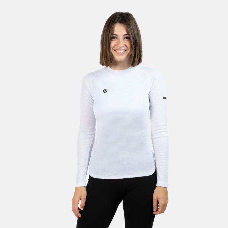 Camiseta térmica para mujer IZAS NELION blanca