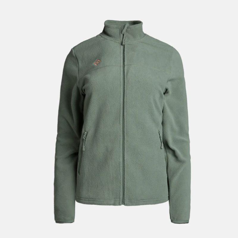 Chaqueta forro polar para mujer IZAS PADRU verde claro