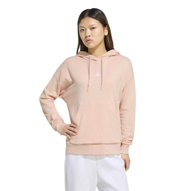 Sudadera con capucha para mujer ADIDAS ESSENTIALS SMALL LOGO rosa KE0431