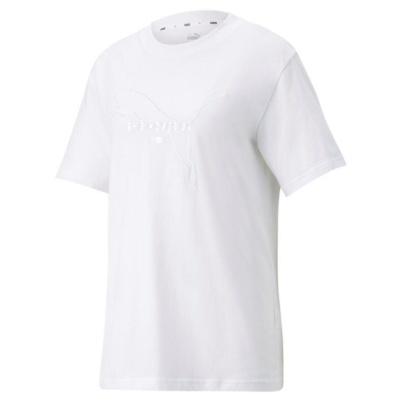 Camiseta manga corta para mujer PUMA HER blanca 848407-02