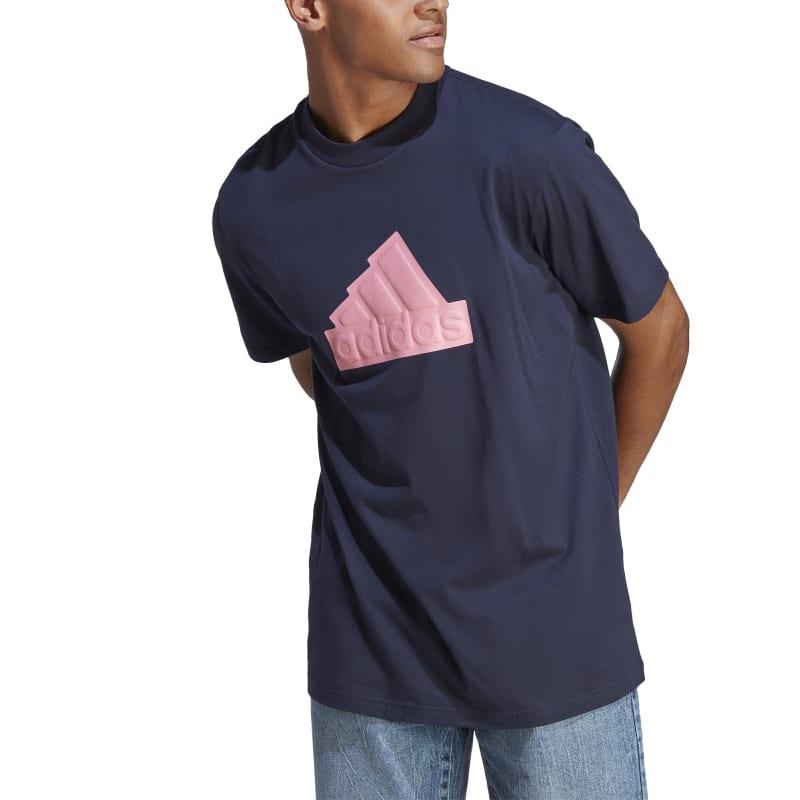 Camiseta manga corta ADIDAS FUTURE ICONS marino y rosa IC3711