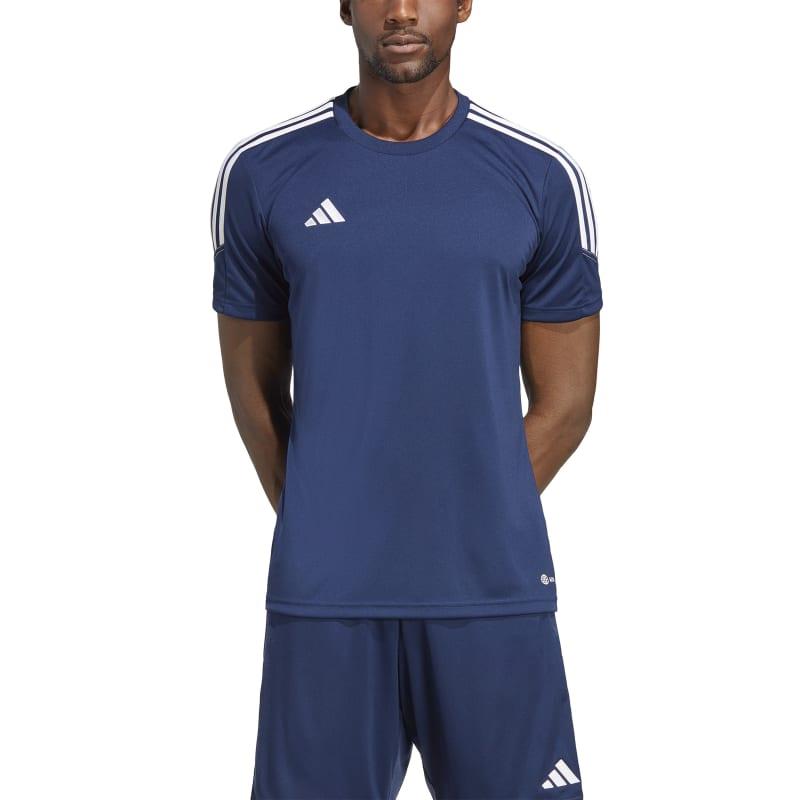 Camiseta manga corta ADIDAS TIRO23 azul marino y blanca HZ0175