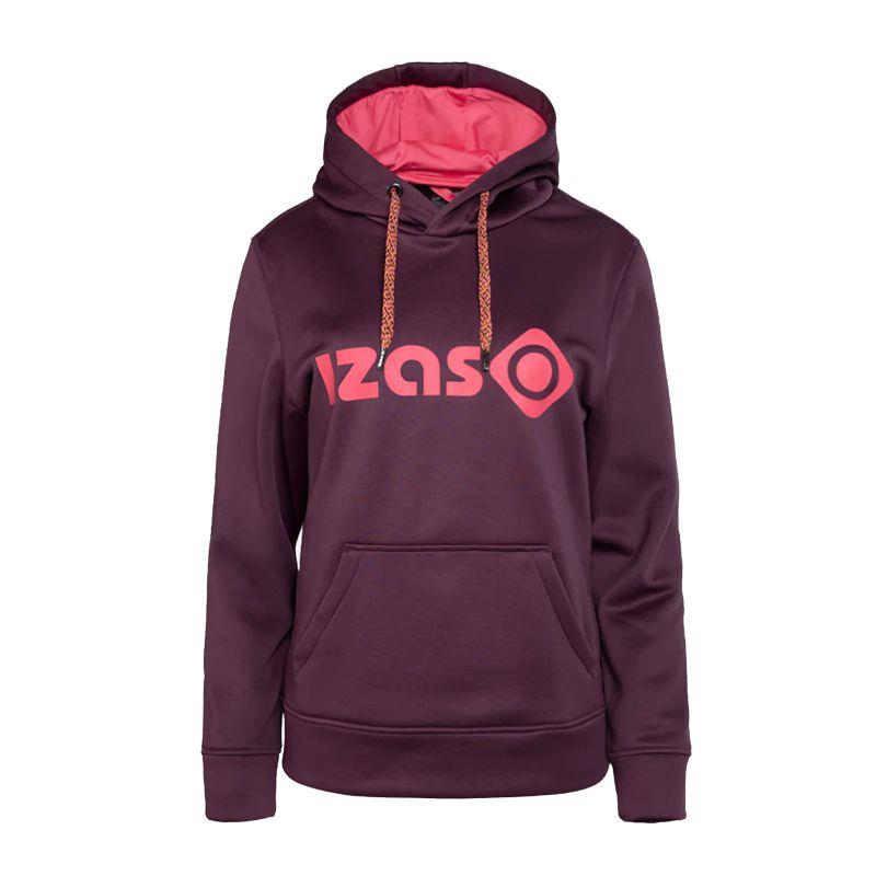 Sudadera con capucha para mujer IZAS DUERO vino