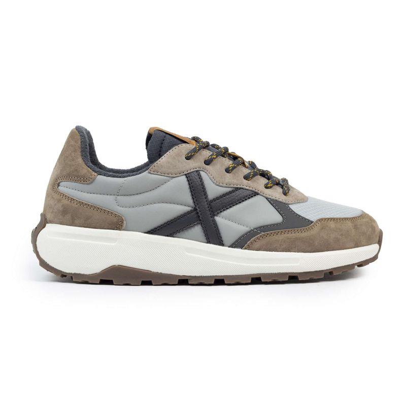 Zapatillas MUNICH BABEL gris y marrón 4599009