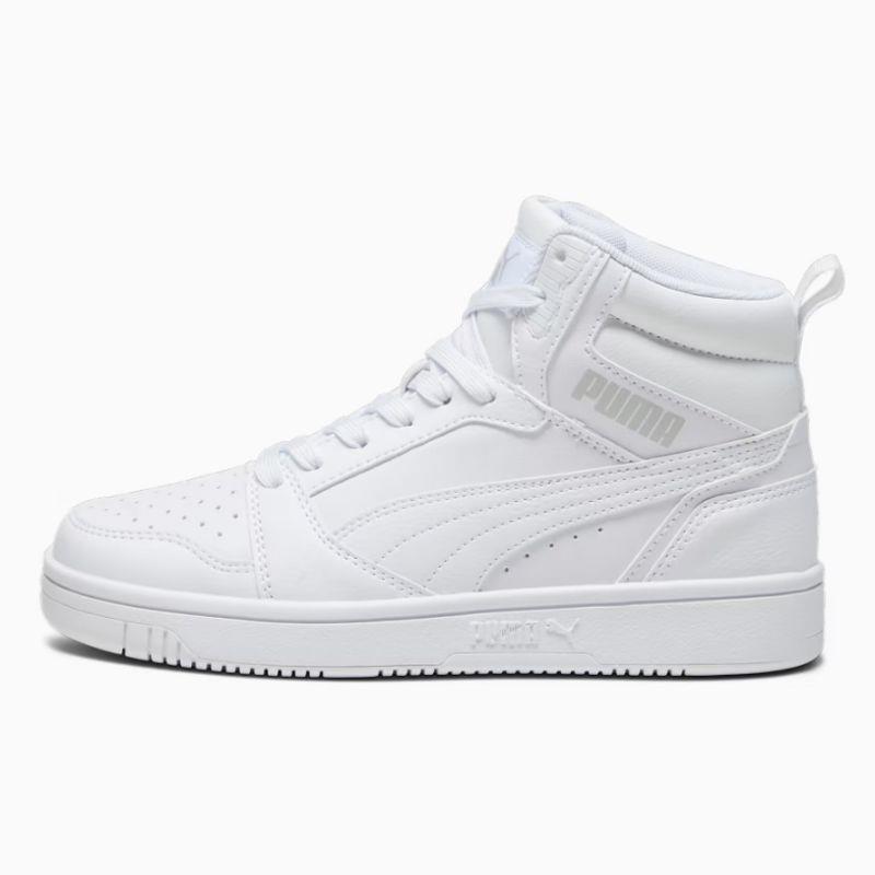 Zapatillas de bota para niño-a PUMA REBOUND V6 blanca 393831-05