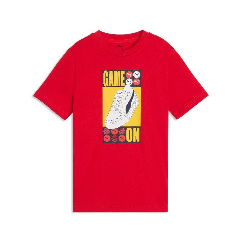 Camiseta manga corta para niño PUMA GRAPHIC SNEAKER TEE rojo 692115-11