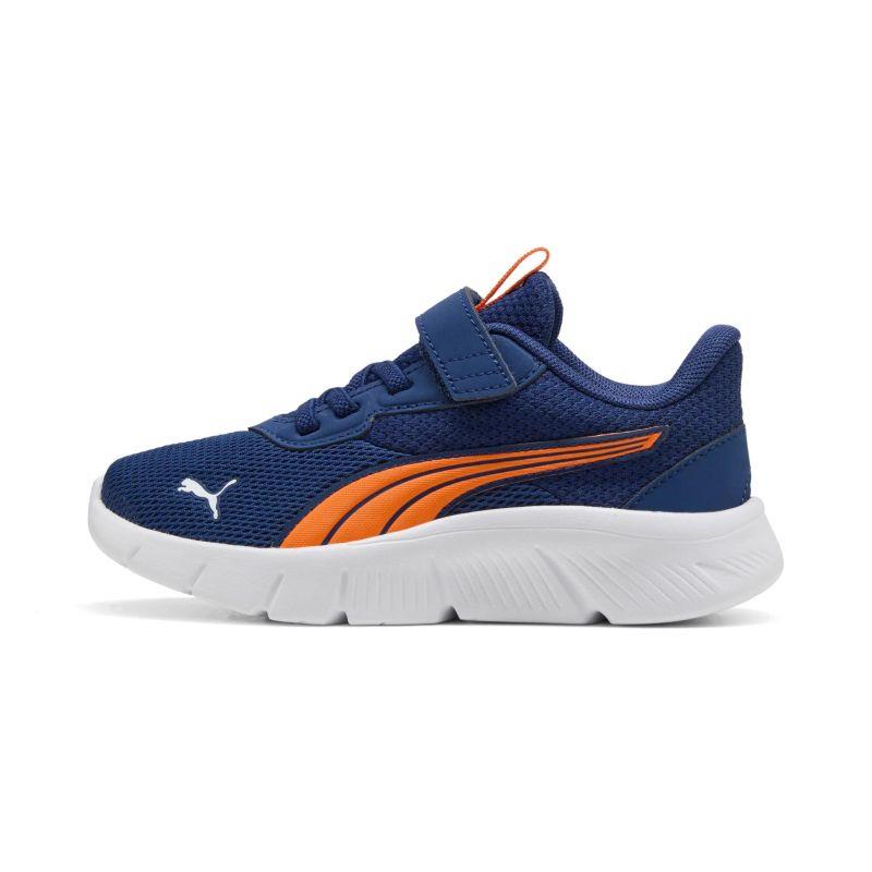 Zapatillas para niño PUMA FLEXFOCUS MODERN azul marino y naranja 311523-25