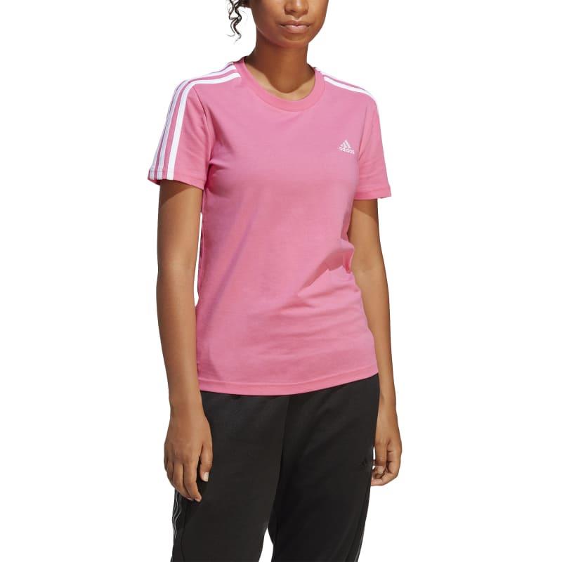 Camiseta manga corta para mujer ADIDAS ESSENTIALS SLIM LOUNGEWEAR 3S rosa IB9453