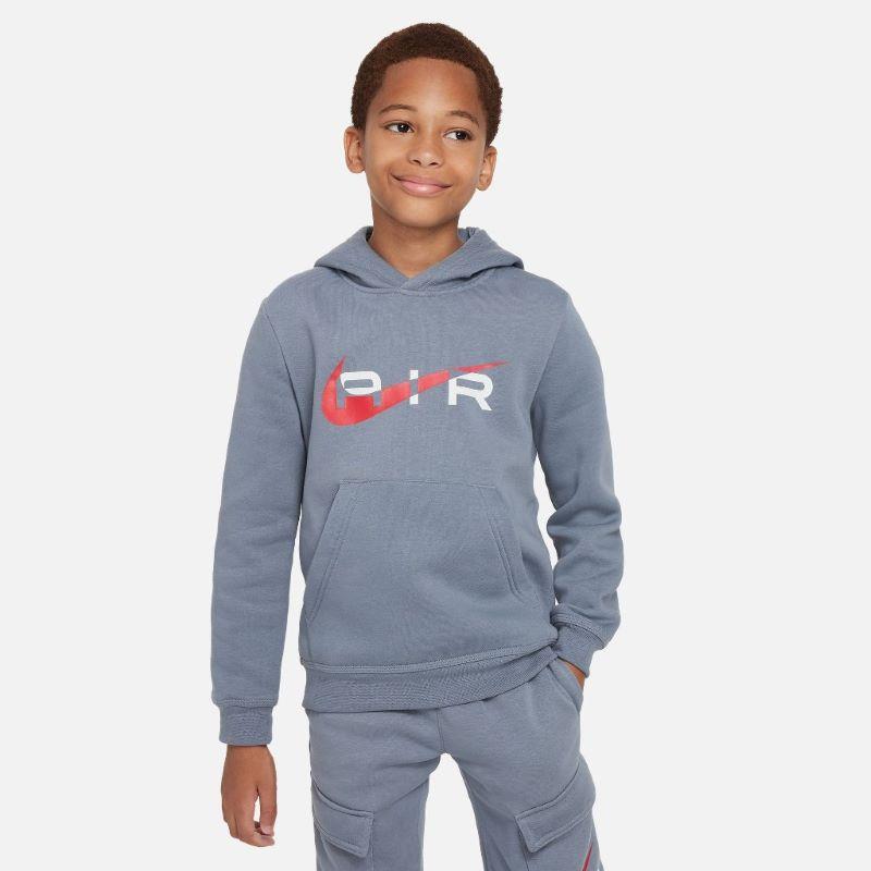 Sudadera con capucha para niño-a NIKE AIR gris