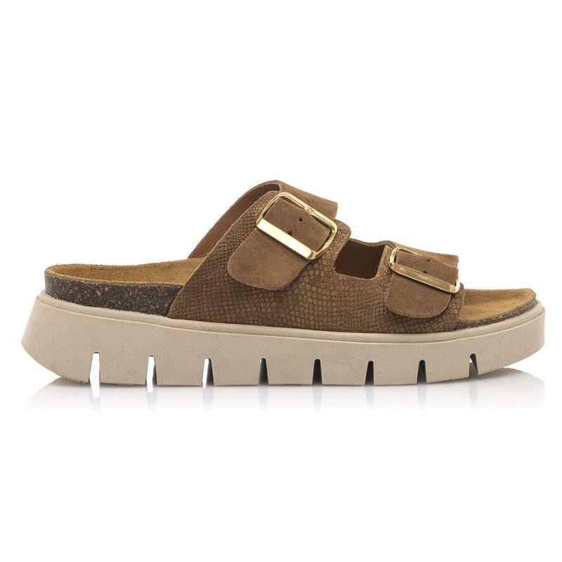 Sandalias para mujer MUSTANG LION marrón 50568