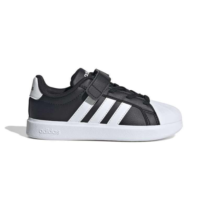 Zapatillas para niño ADIDAS STREETTALK EL I negra y blanca JQ8605/JQ8593