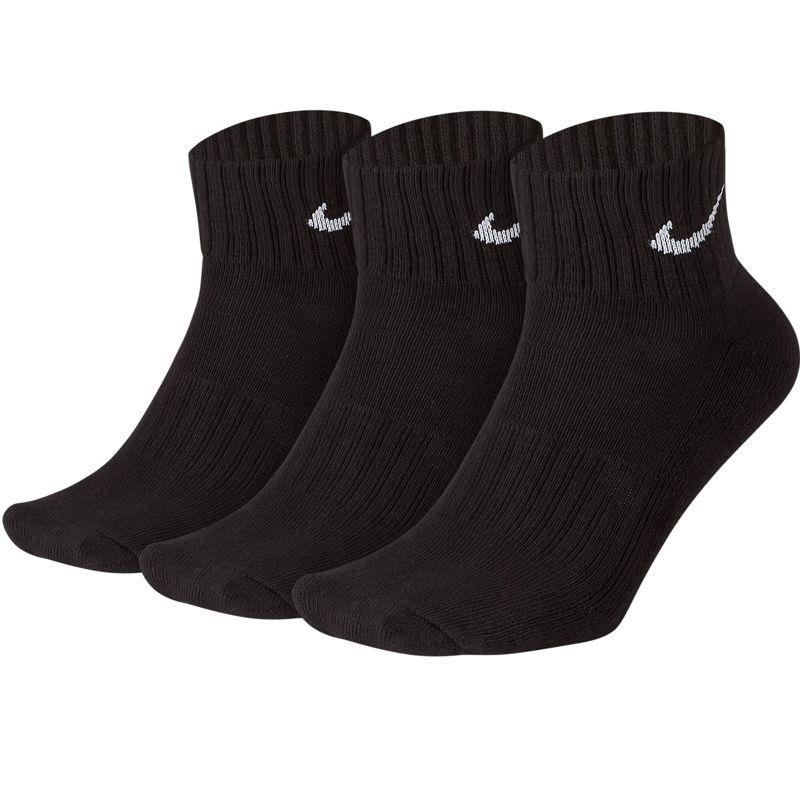 Pack 3 calcetines tobilleros NIKE CUSHION ANKLE TRAINING negros SX4926-001