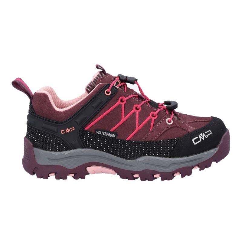 Zapato de montaña para niña-o CMP RIGEL granate y rosa 3Q13244-05HM