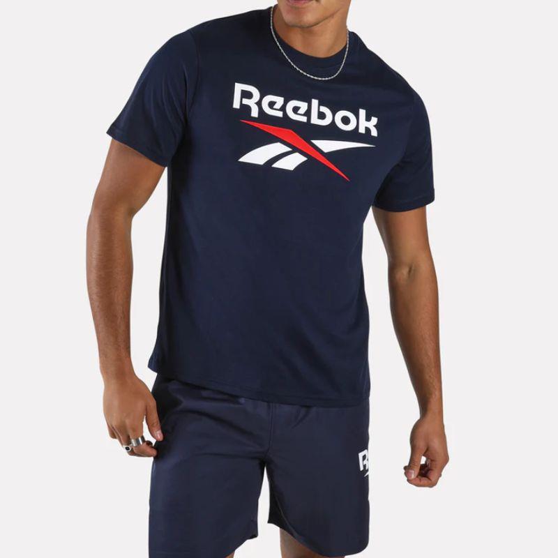 Camiseta manga corta REEBOK BIG LOGO azul marino 100240888
