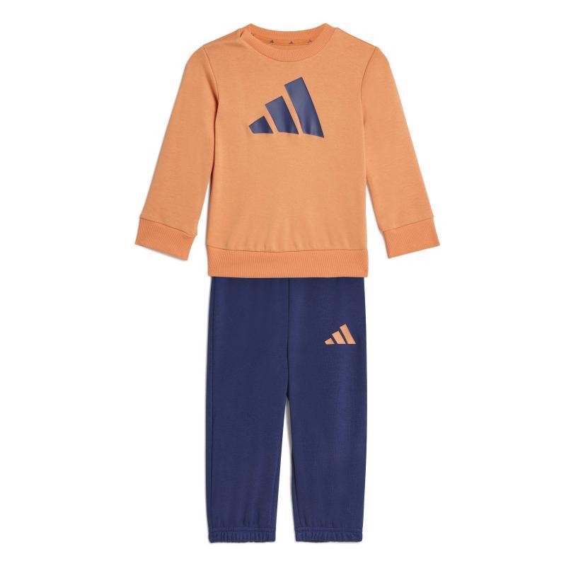 Chándal bebé ADIDAS BL FL JOG 240 naranja y azul marino KD6055
