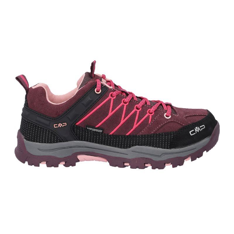 Zapato de montaña para niña-o CMP RIGEL granate y rosa 3Q13244J-05HM