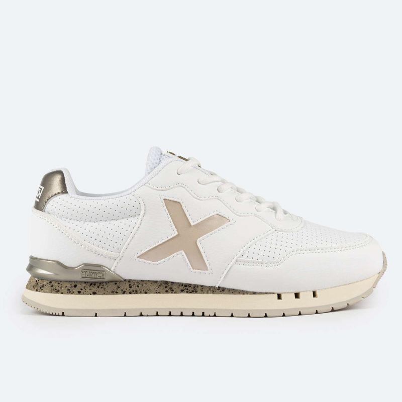 Zapatillas de mujer MUNICH DASH blancas 4150247