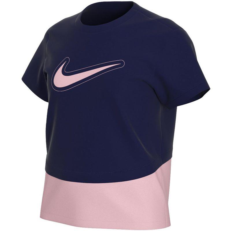 Camiseta para niña-o NIKE DRI-FIT TROPHY marino y rosa DA1096-492