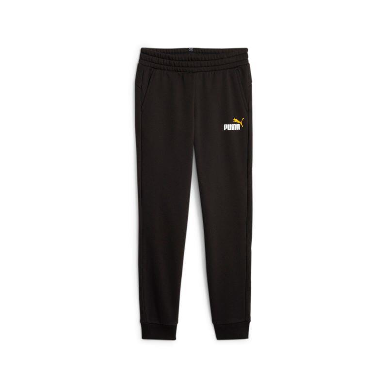 Pantalón largo para niño-a PUMA ESSENTIALS TWO TONE LOGO negro 586988-55