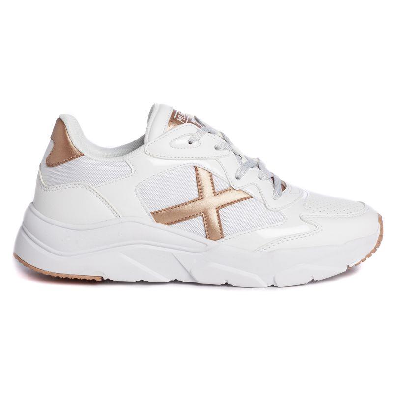 Zapatillas para mujer MUNICH MALI blancas 4174006