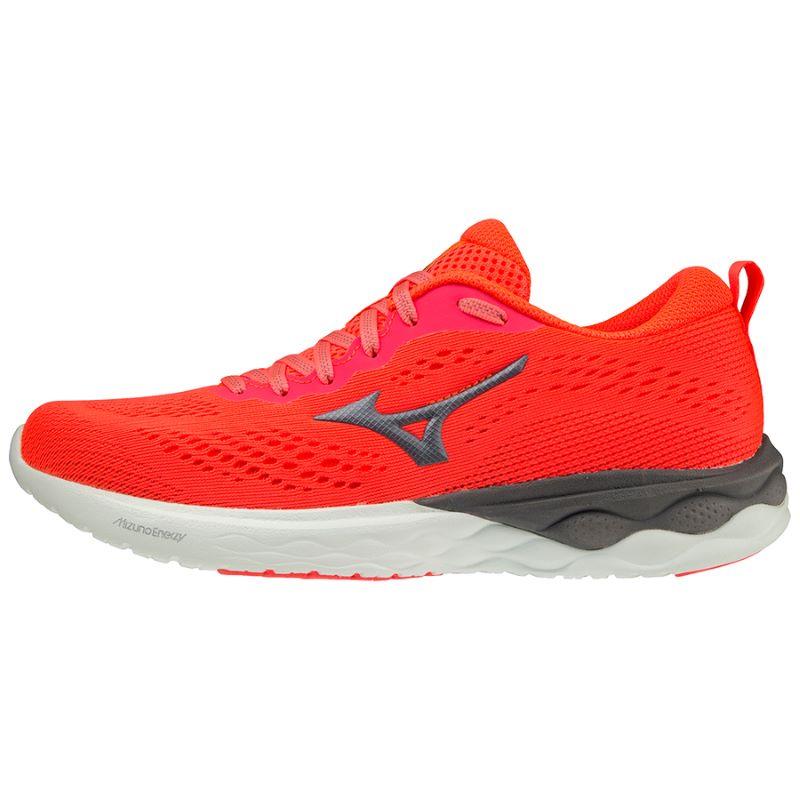 Zapatillas running para mujer MIZUNO WAVE REVOLT coral flúor J1GD218149