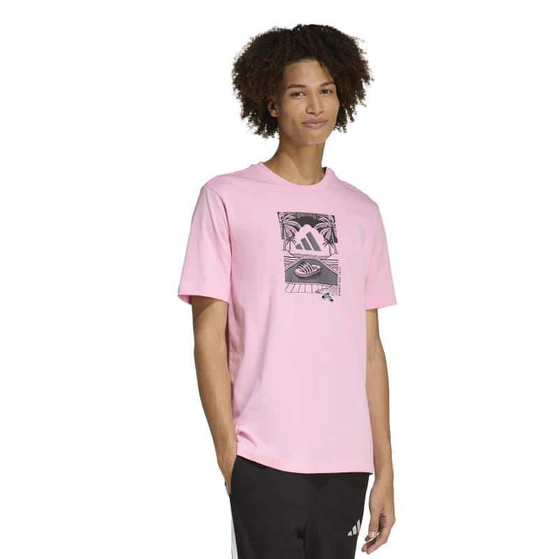 Camiseta manga corta ADIDAS SUMMER SLIDE RELAX rosa KG5393