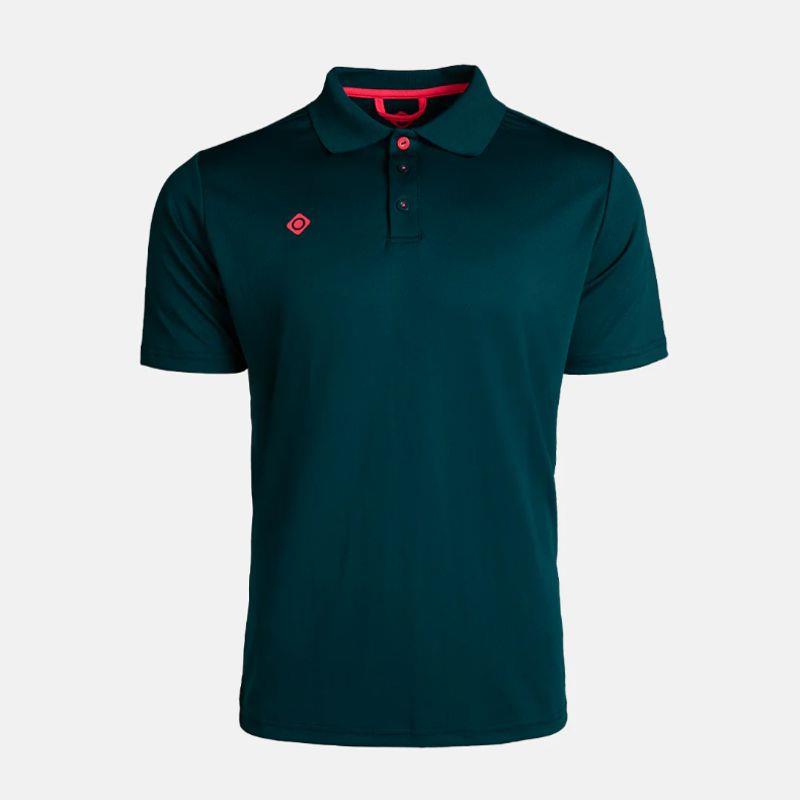 Polo manga corta IZAS ACAY verde oscuro