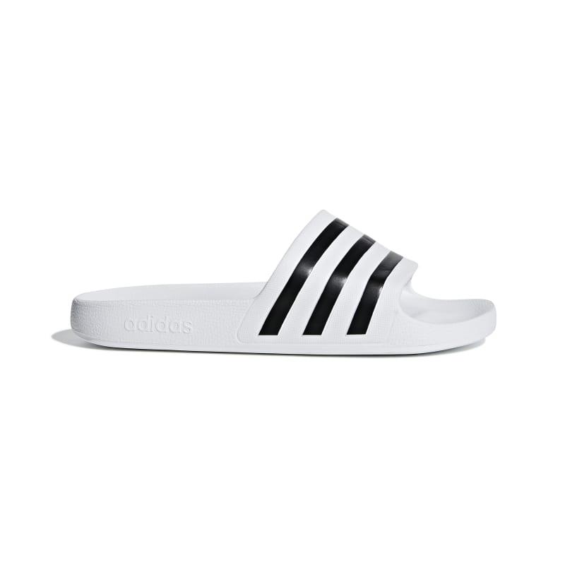 Chancla ADIDAS ADILETTE AQUA blanca y negra F35539