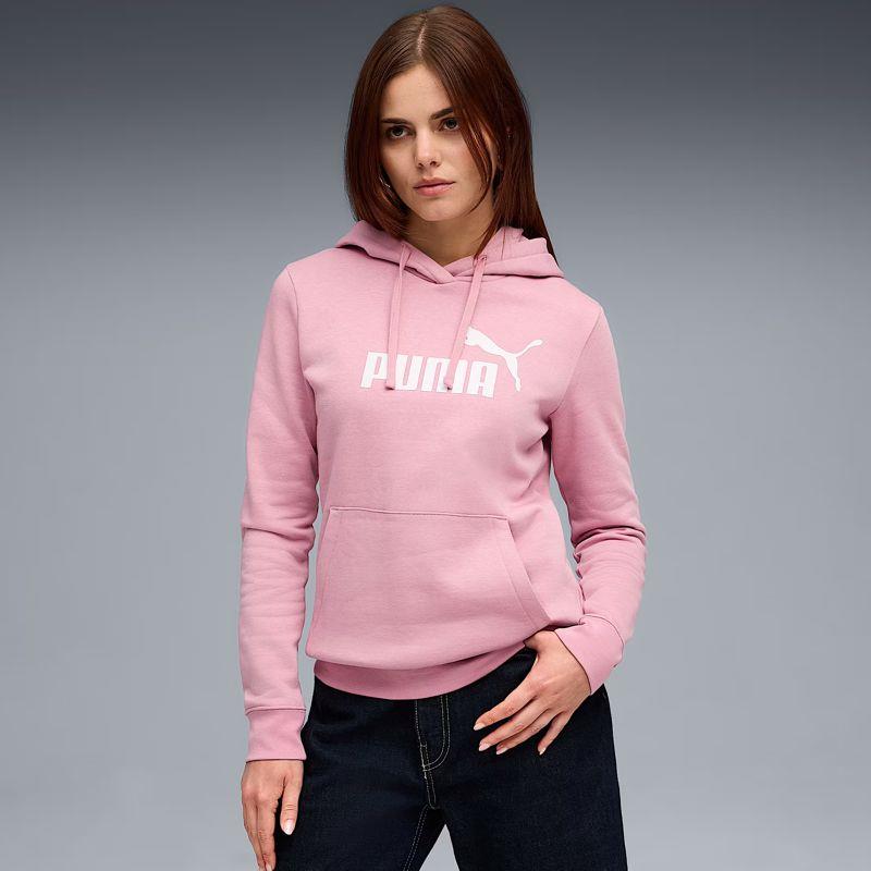 Sudadera con capucha para mujer PUMA ESSENTIALS Nº 1 rosa 682389-65